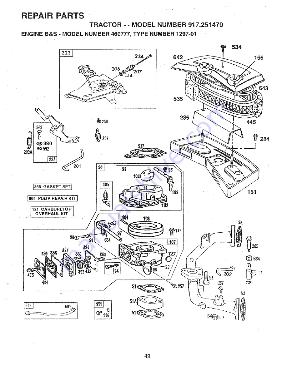 Craftsman 917.25147 Owner'S Manual Download Page 49