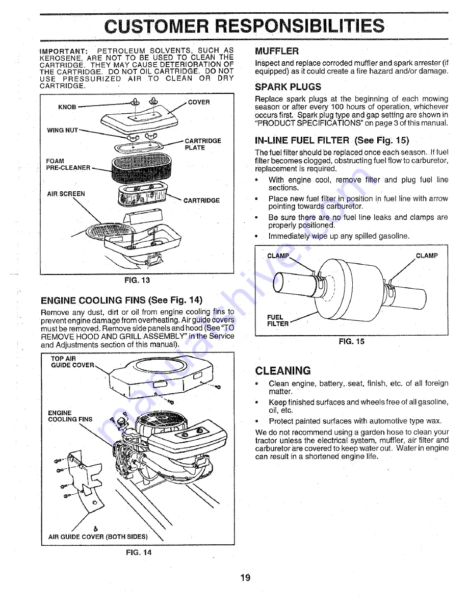 Craftsman 917.251471 Owner'S Manual Download Page 19