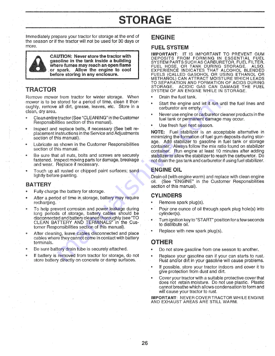 Craftsman 917.251471 Owner'S Manual Download Page 26