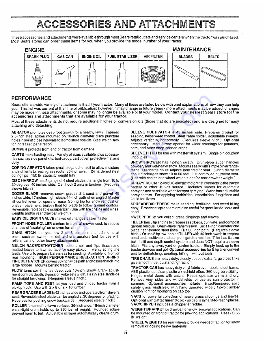 Craftsman 917.251551 Owner'S Manual Download Page 5