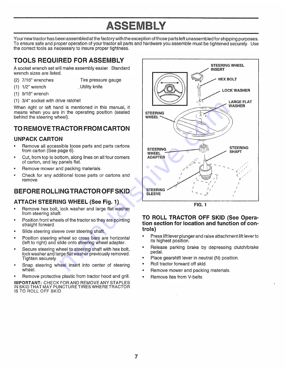 Craftsman 917.251551 Owner'S Manual Download Page 7