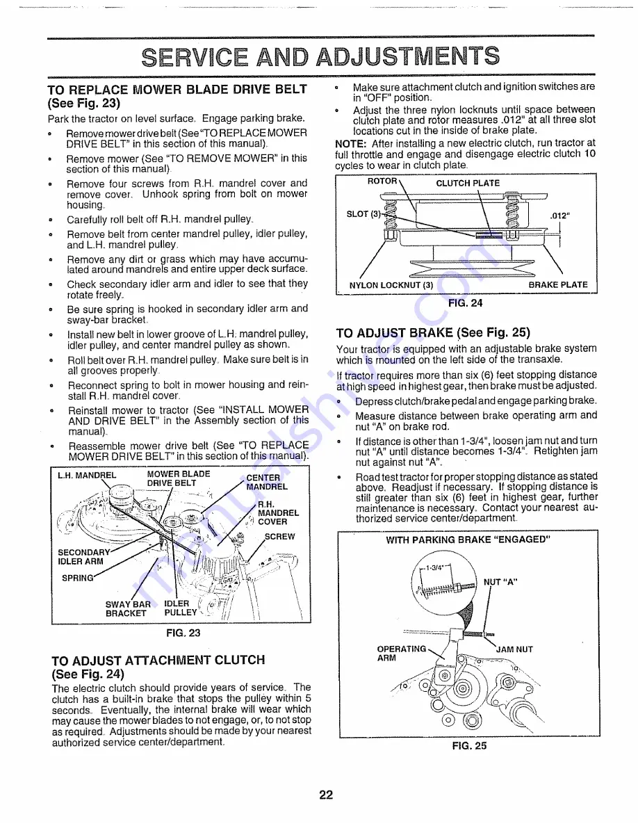 Craftsman 917.251551 Owner'S Manual Download Page 22