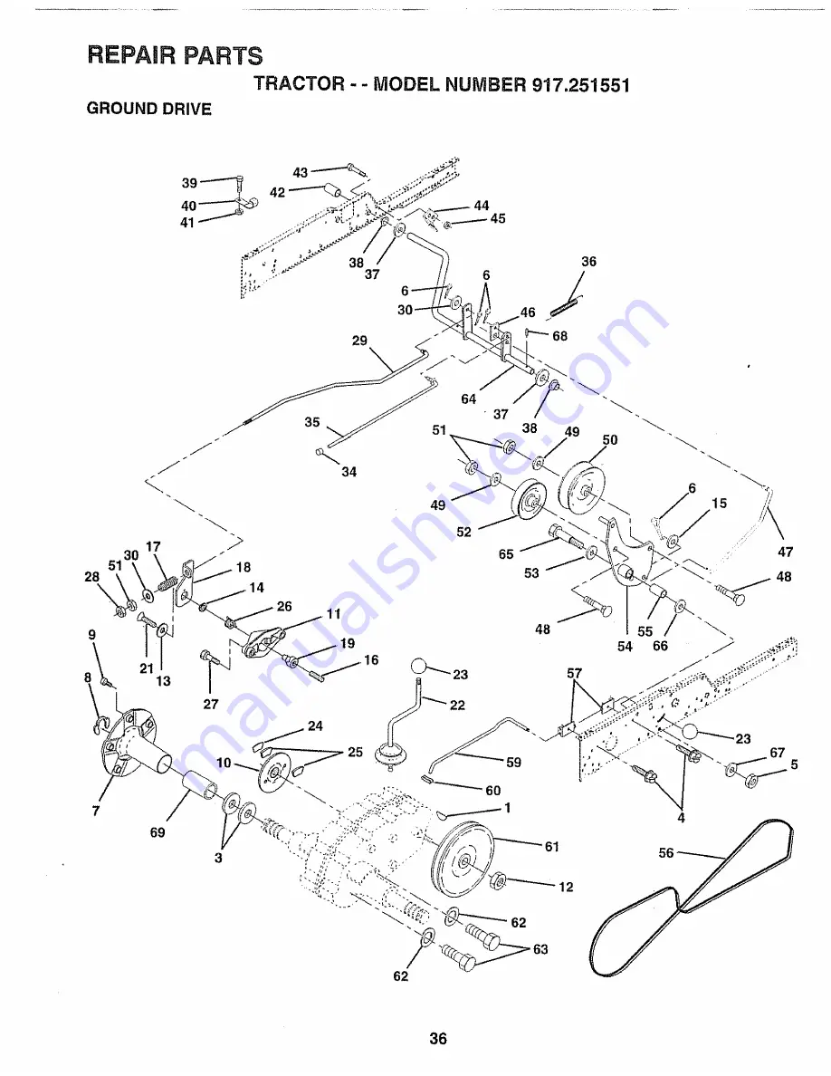 Craftsman 917.251551 Owner'S Manual Download Page 36