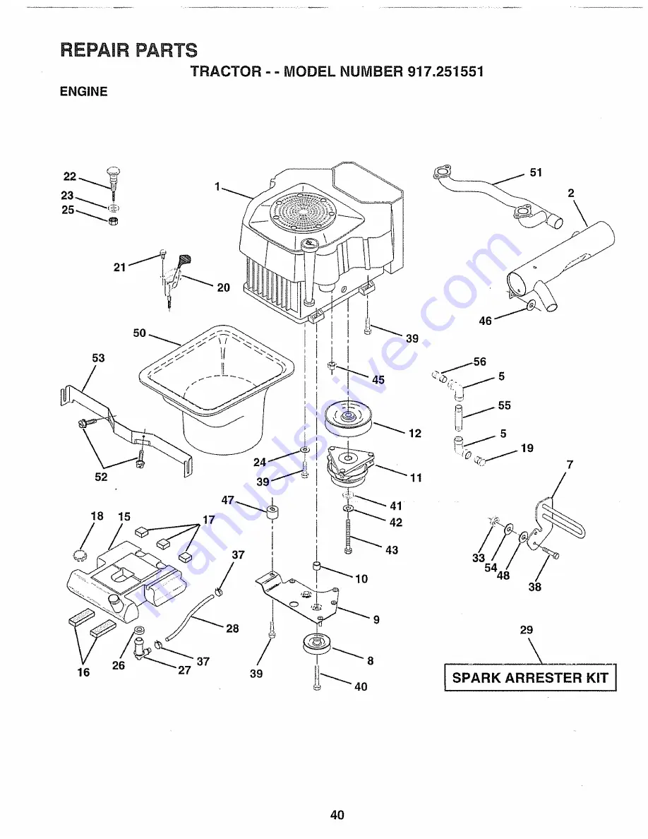 Craftsman 917.251551 Owner'S Manual Download Page 40