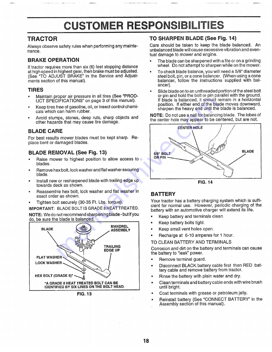 Craftsman 917.251572 Owner'S Manual Download Page 18