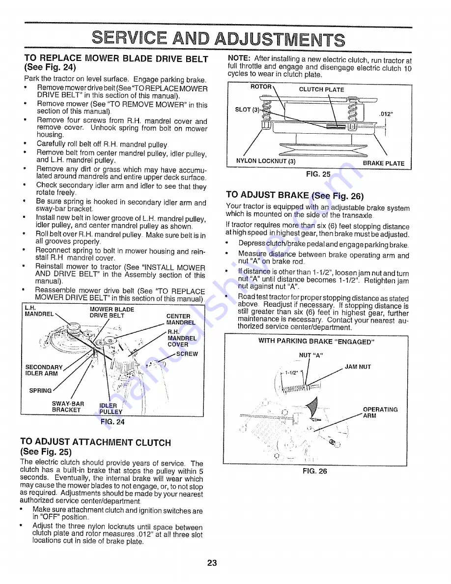 Craftsman 917.251572 Owner'S Manual Download Page 23