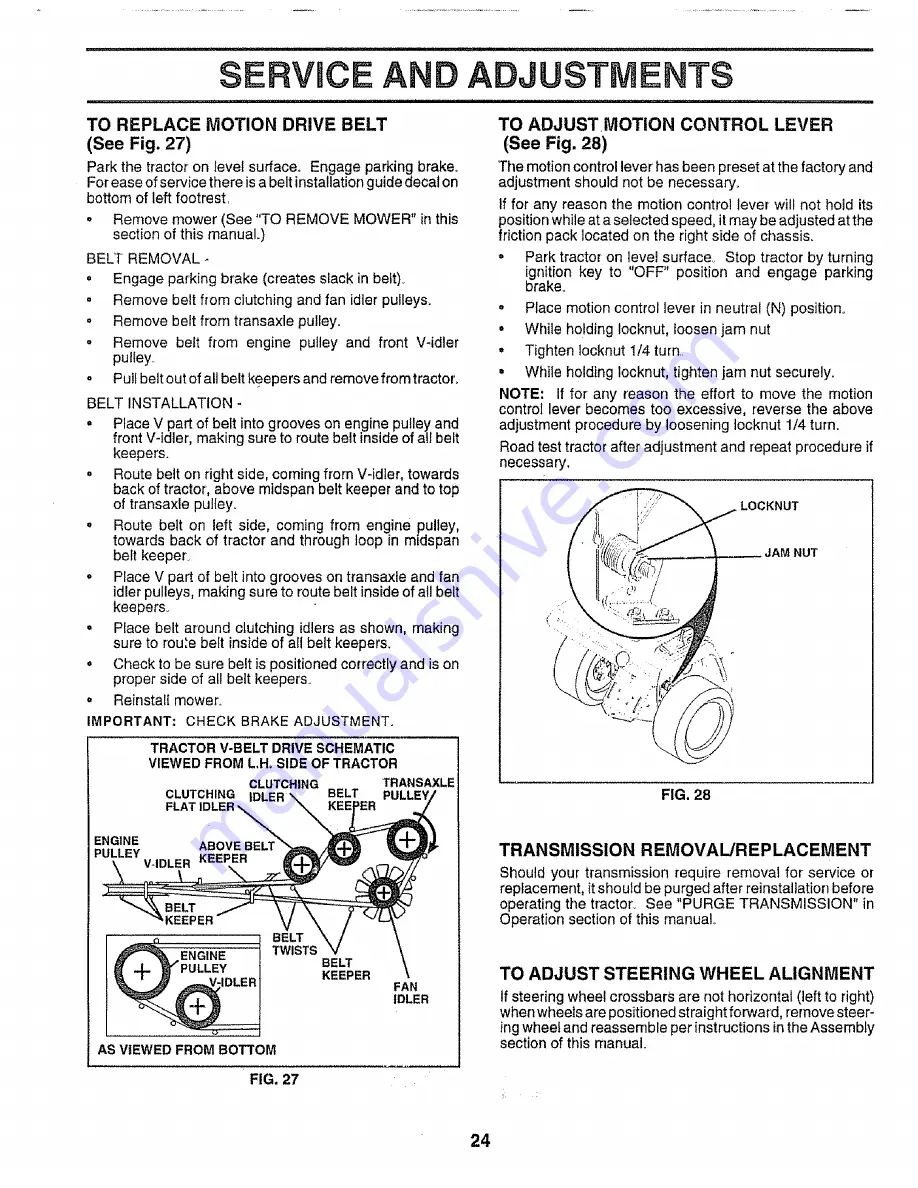 Craftsman 917.251572 Owner'S Manual Download Page 24