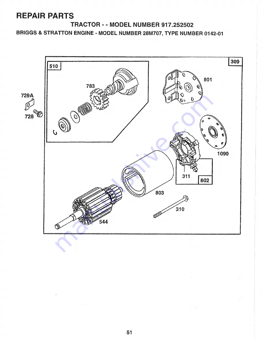 Craftsman 917.252502 Owner'S Manual Download Page 51