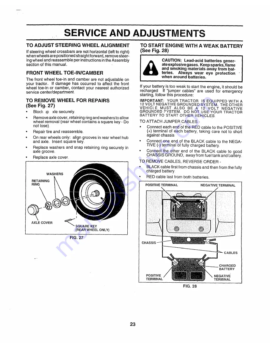 Craftsman 917.252541 Owner'S Manual Download Page 23