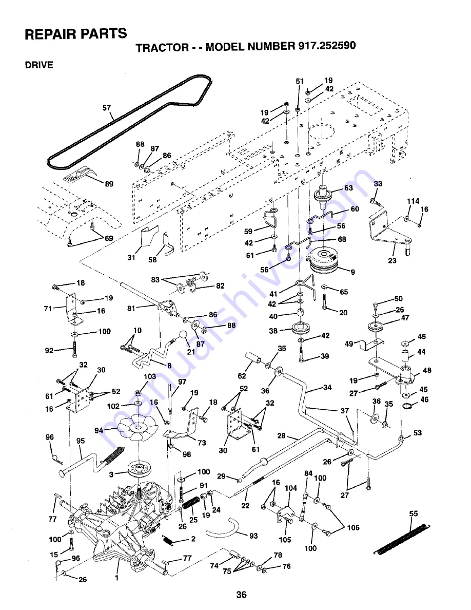 Craftsman 917.252590 Owner'S Manual Download Page 10