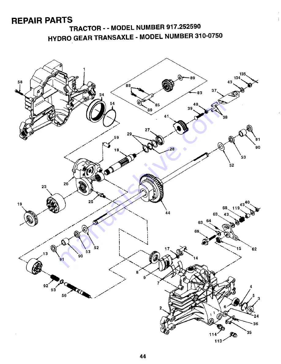 Craftsman 917.252590 Owner'S Manual Download Page 18