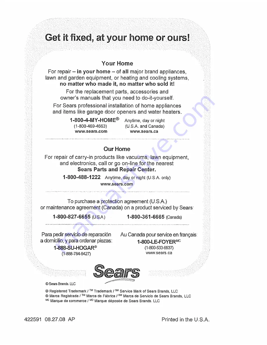 Craftsman 917.25350 Operator'S Manual Download Page 32