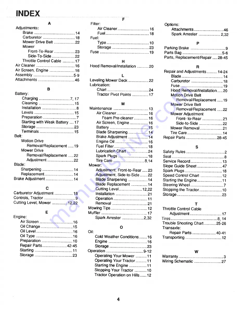 Craftsman 917.254520 Owner'S Manual Download Page 4