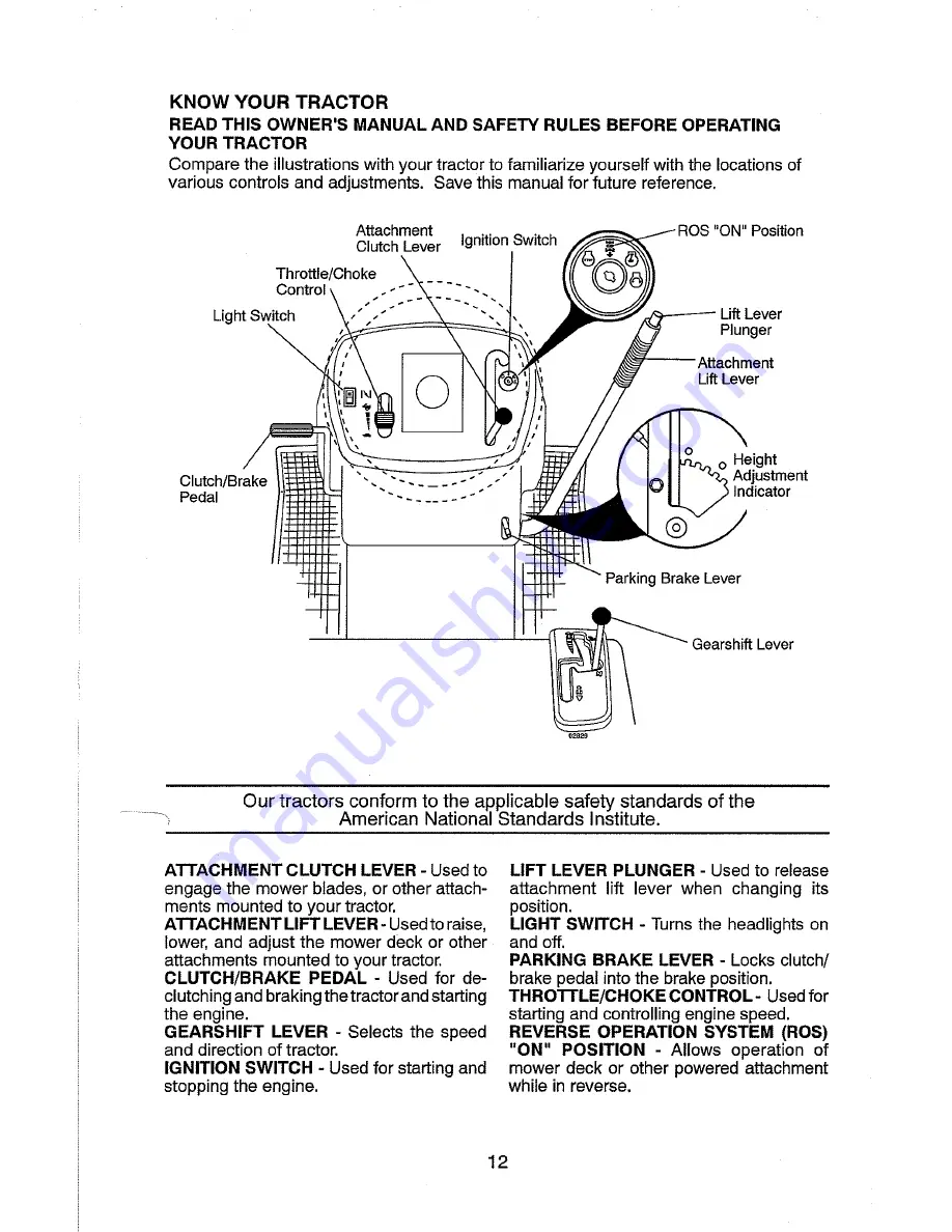 Craftsman 917.25470 Operator'S Manual Download Page 12