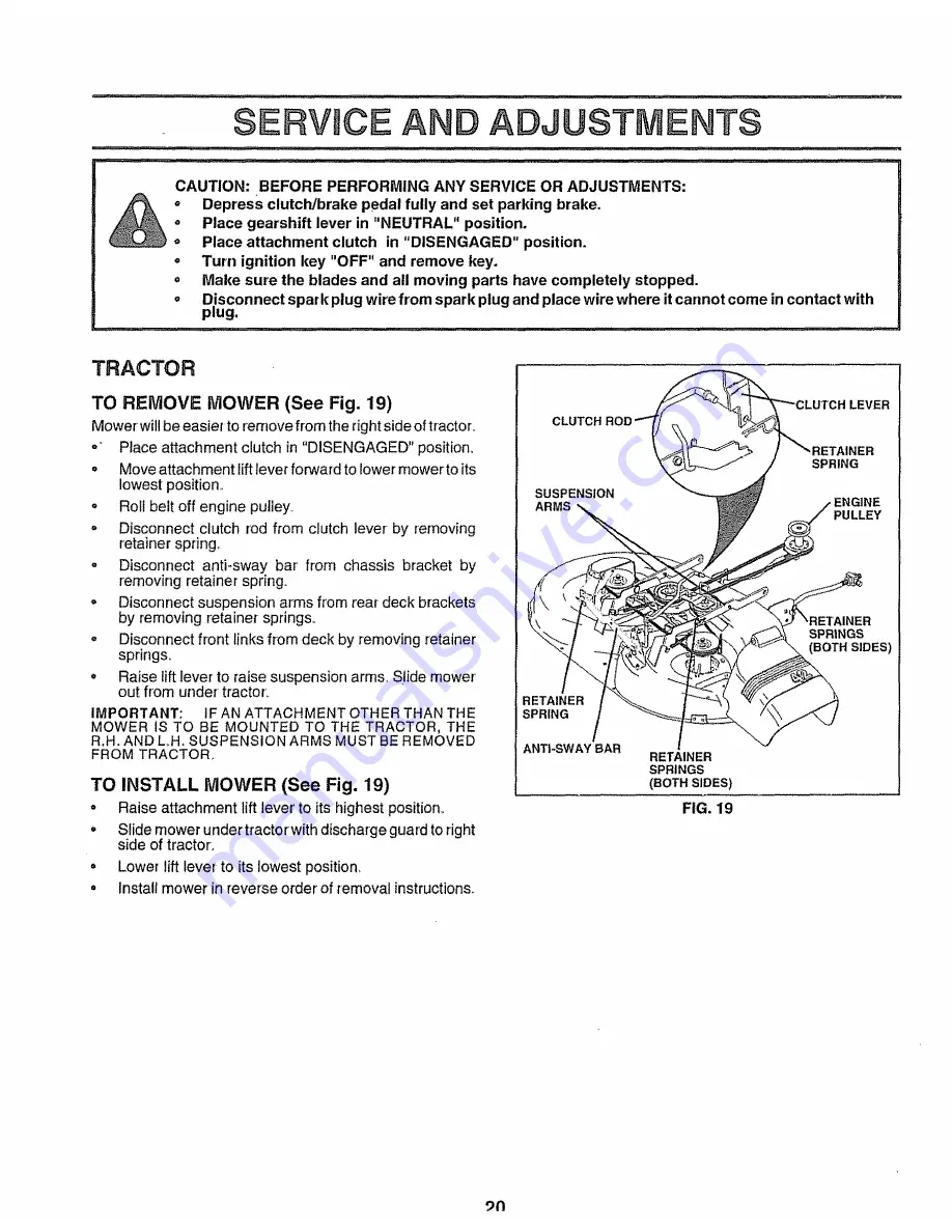 Craftsman 917.254850 Owner'S Manual Download Page 20