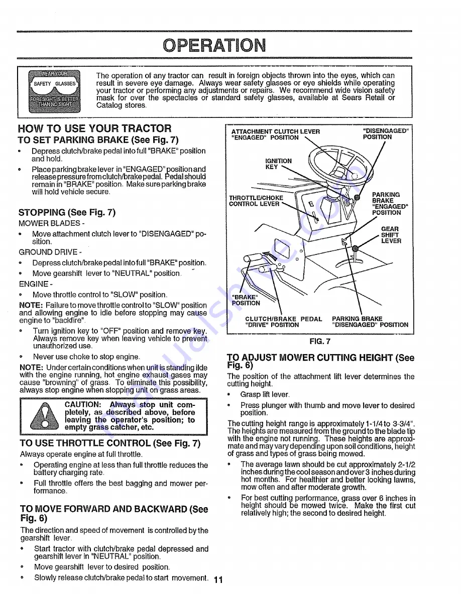 Craftsman 917.255160 Owner'S Manual Download Page 11