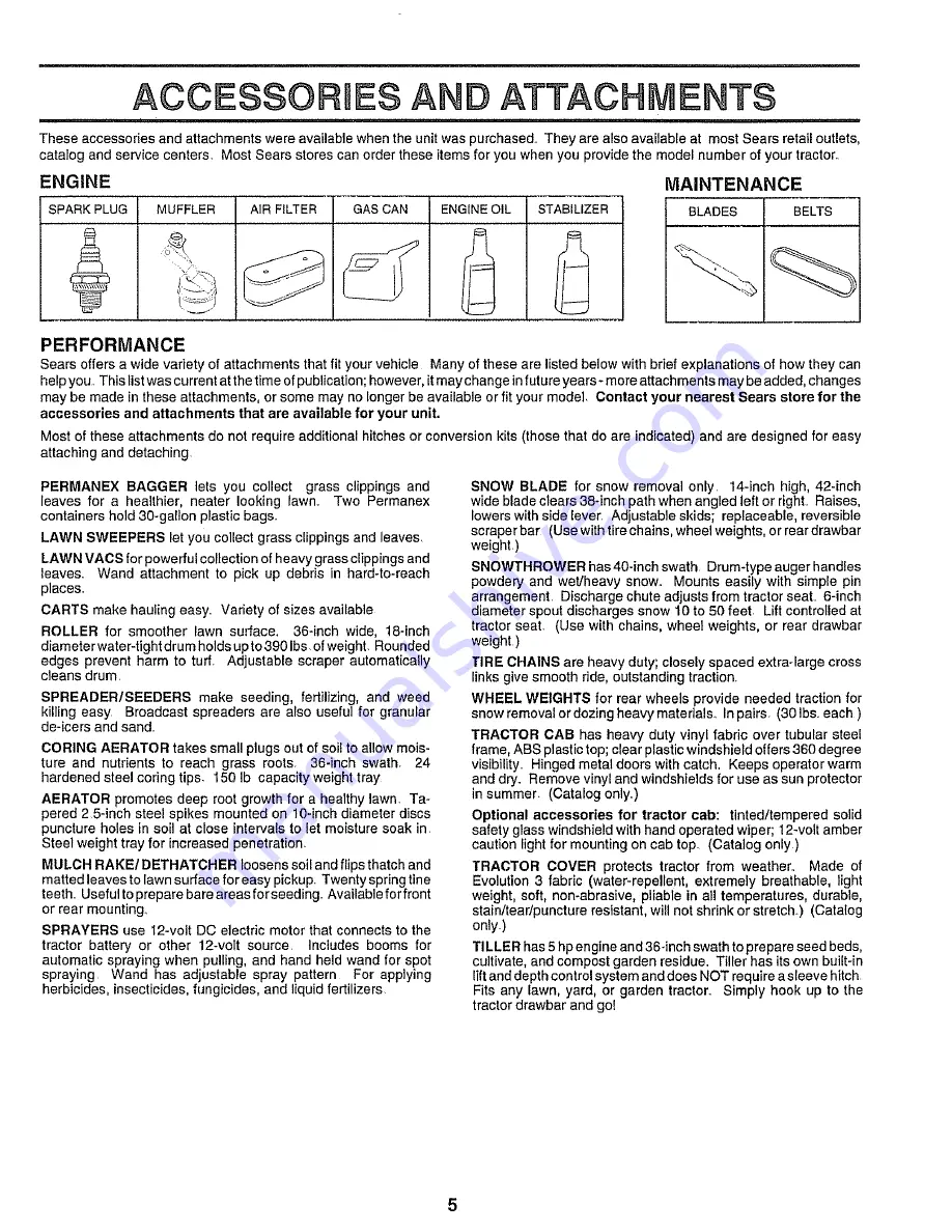 Craftsman 917.25545 Owner'S Manual Download Page 5