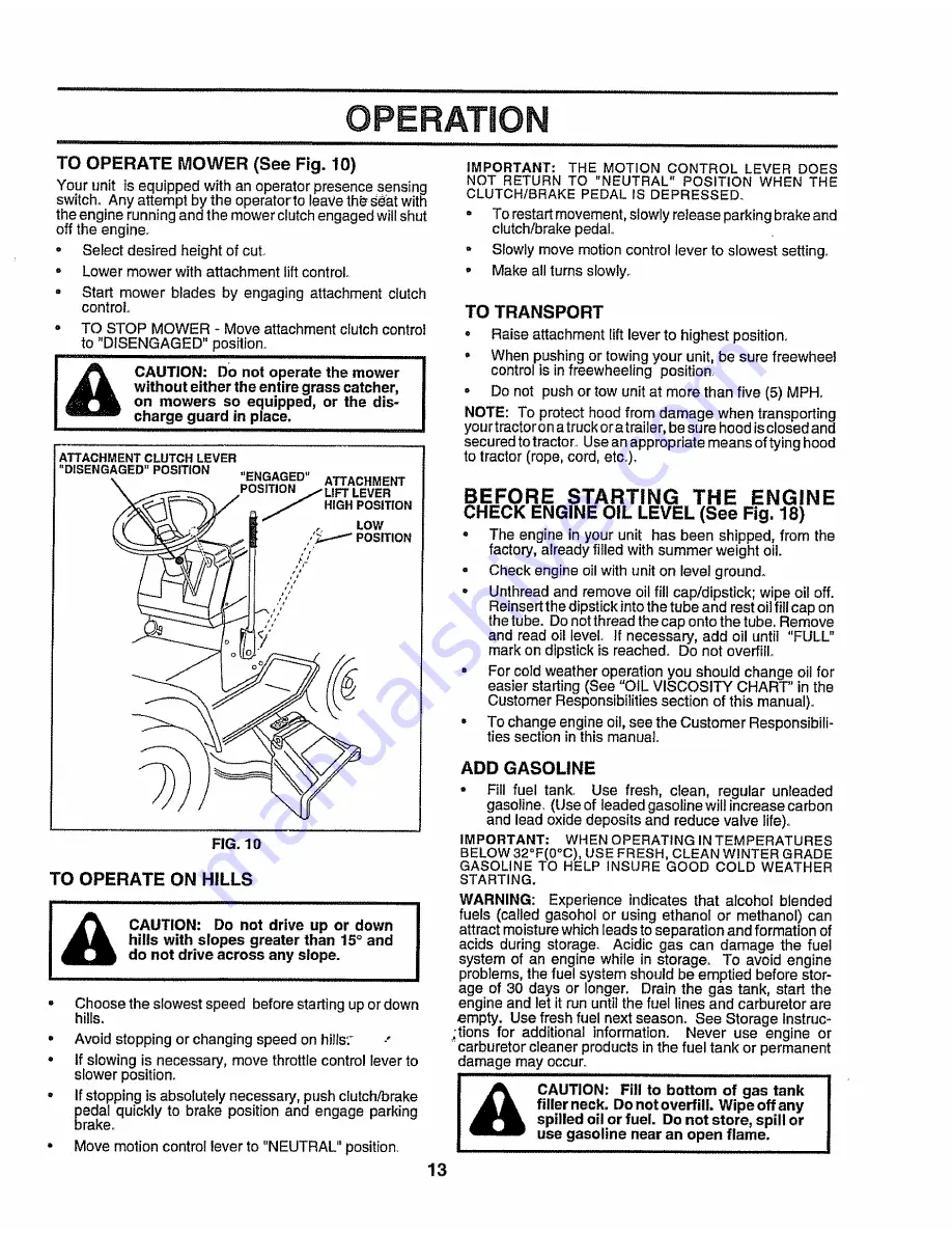 Craftsman 917.255460 Owner'S Manual Download Page 12