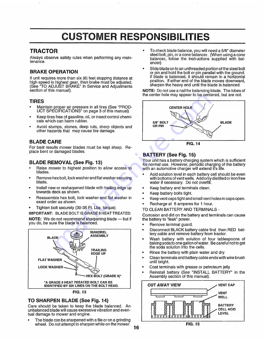 Craftsman 917.255460 Owner'S Manual Download Page 15