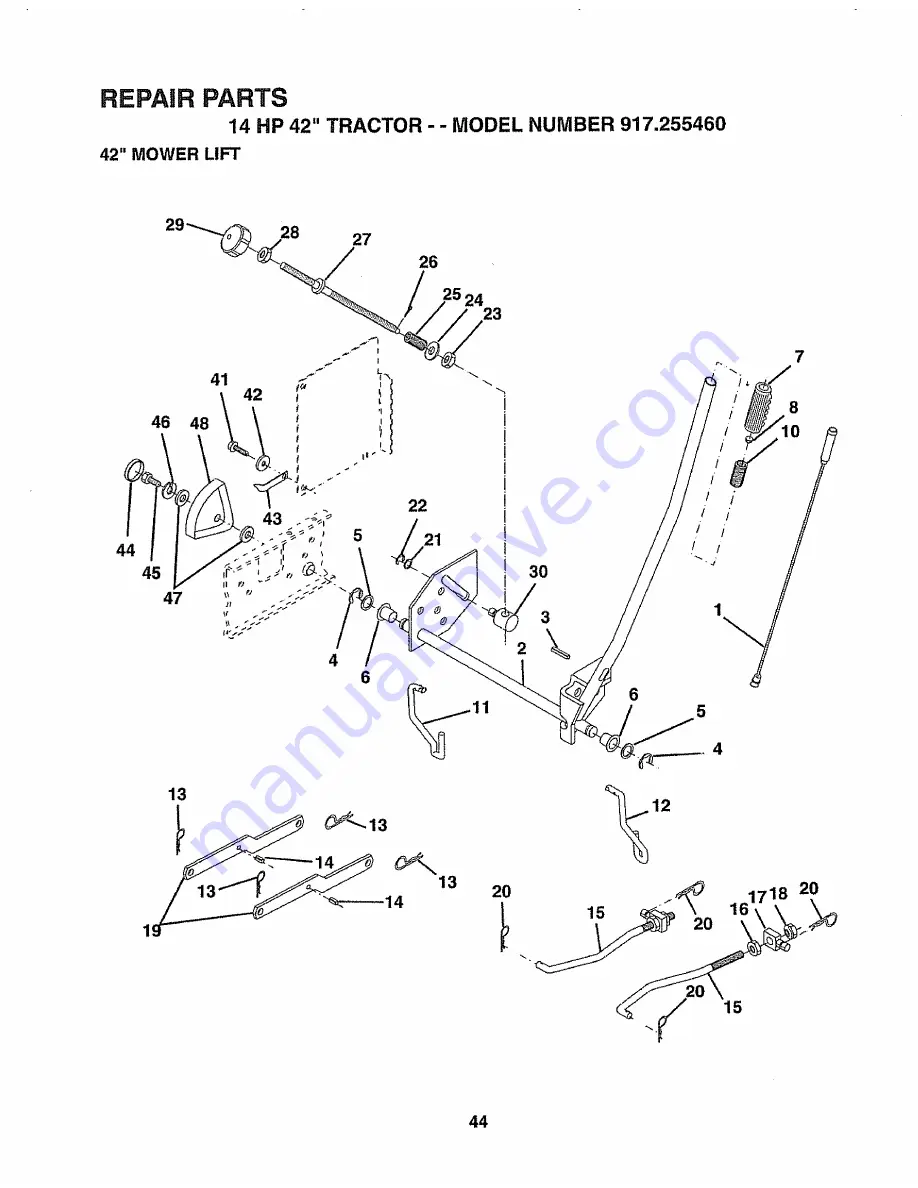 Craftsman 917.255460 Скачать руководство пользователя страница 43