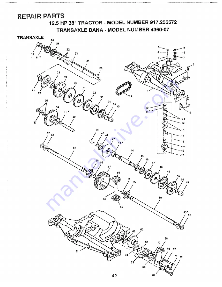 Craftsman 917.255572 Owner'S Manual Download Page 42