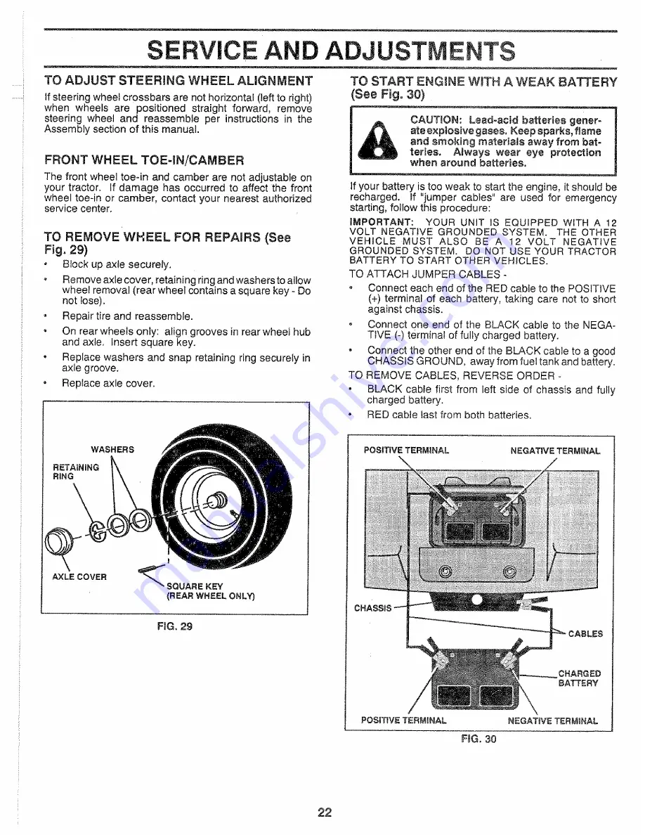 Craftsman 917.25559 Owner'S Manual Download Page 22