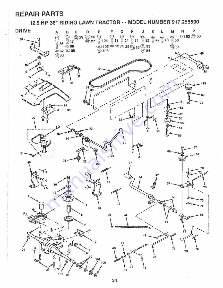 Craftsman 917.25559 Скачать руководство пользователя страница 34