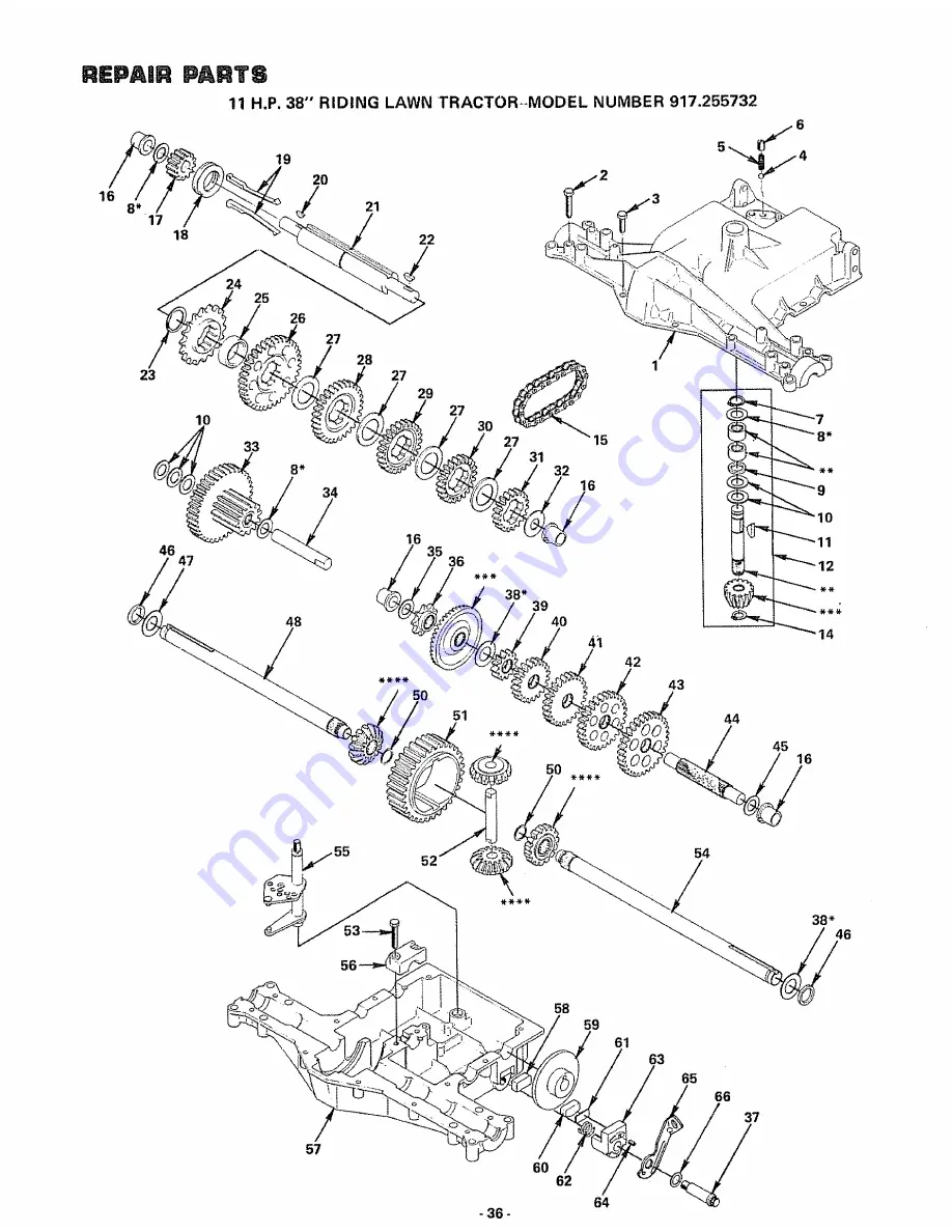 Craftsman 917.255732 Скачать руководство пользователя страница 36