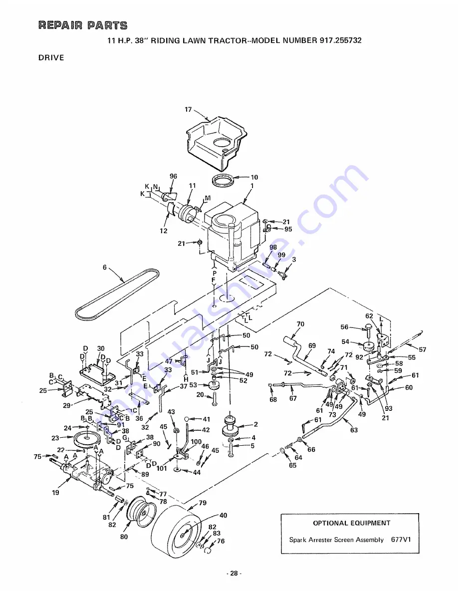 Craftsman 917.255732 Скачать руководство пользователя страница 72