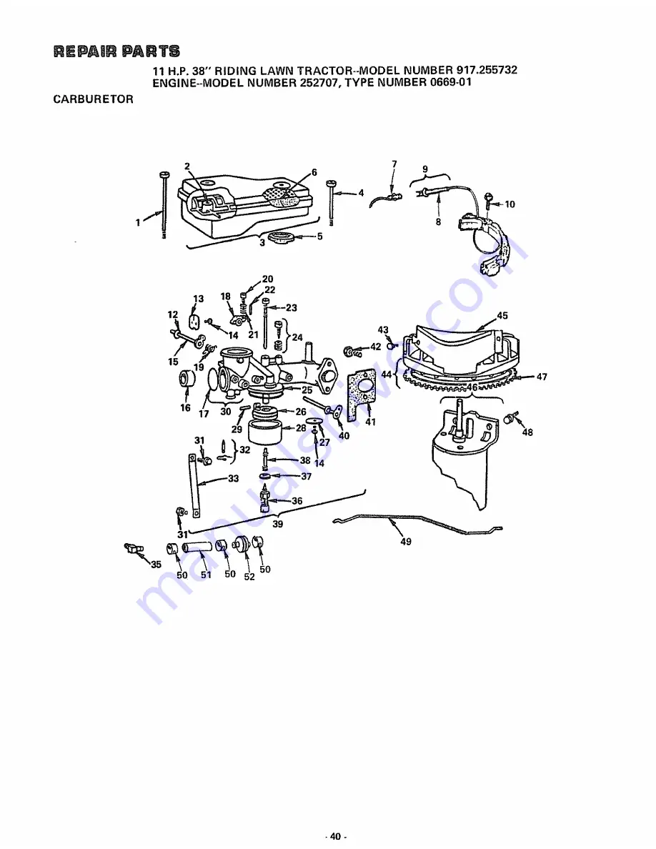 Craftsman 917.255732 Скачать руководство пользователя страница 128