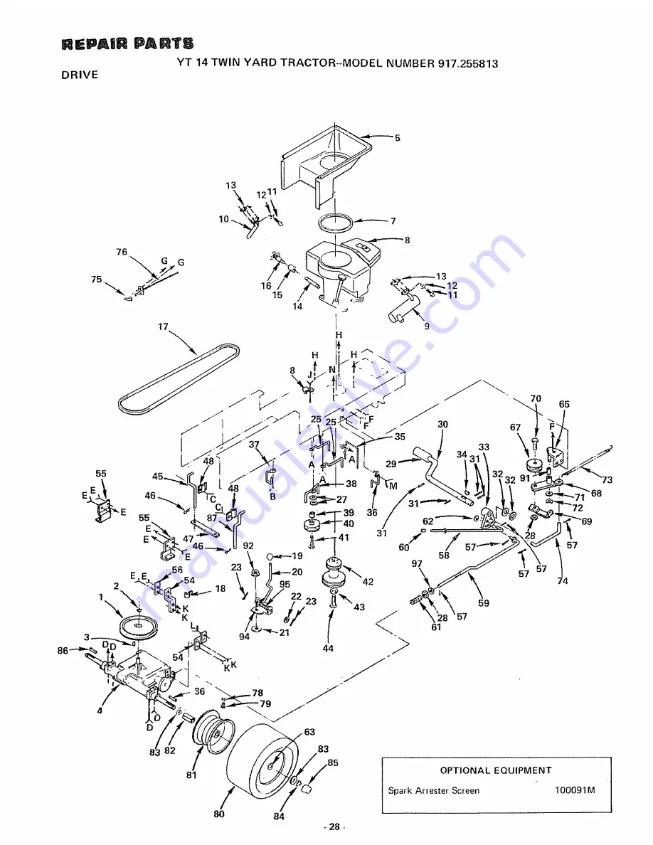 Craftsman 917.255813 Скачать руководство пользователя страница 28