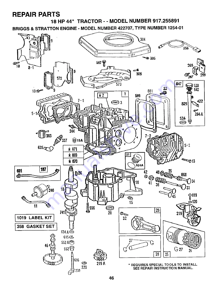 Craftsman 917.255891 Скачать руководство пользователя страница 18