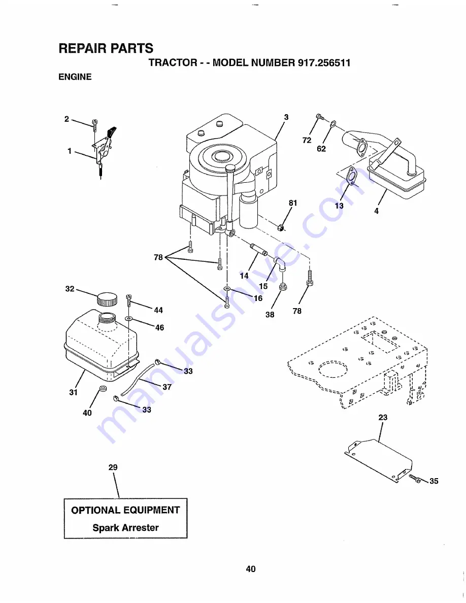 Craftsman 917.256511 Owner'S Manual Download Page 40