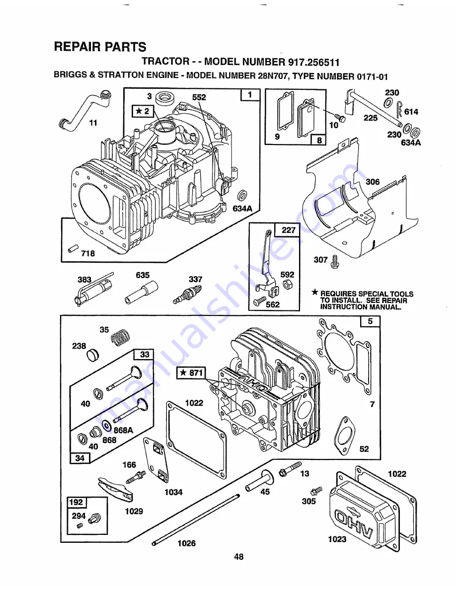 Craftsman 917.256511 Owner'S Manual Download Page 48