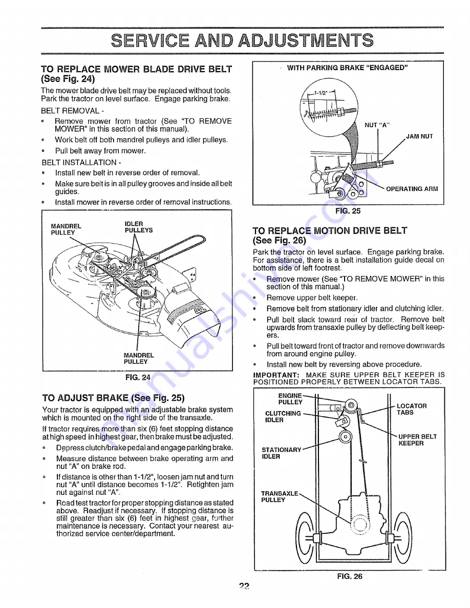 Craftsman 917.256543 Owner'S Manual Download Page 22