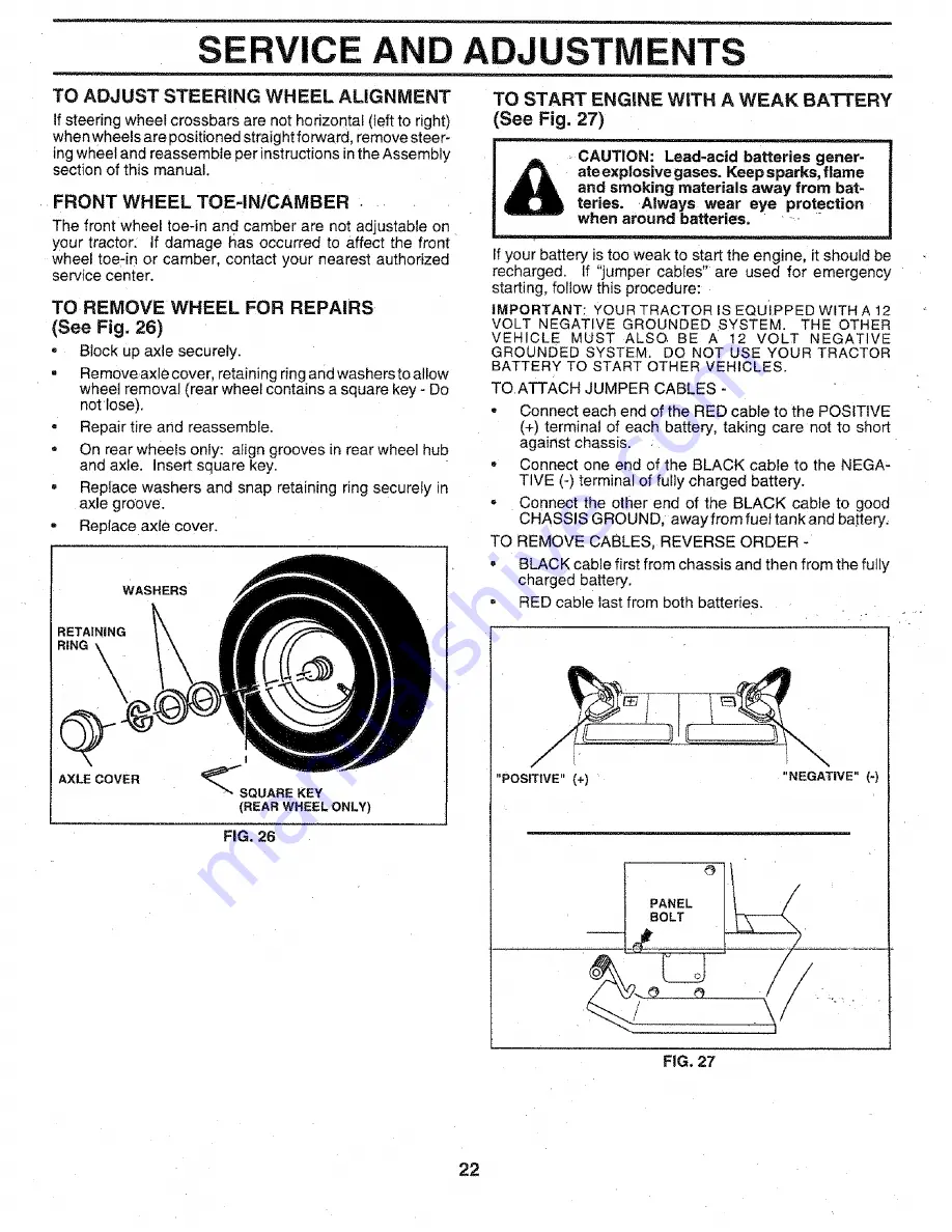 Craftsman 917.256561 Owner'S Manual Download Page 22