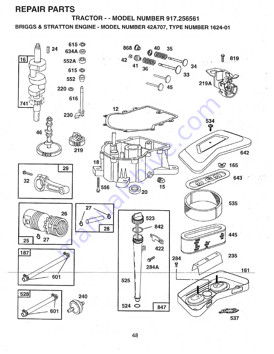 Craftsman 917.256561 Owner'S Manual Download Page 48