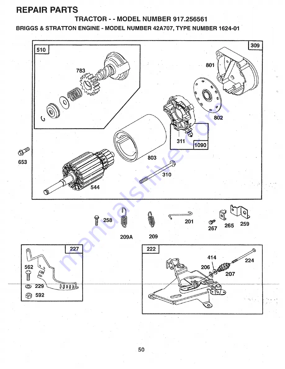 Craftsman 917.256561 Скачать руководство пользователя страница 50