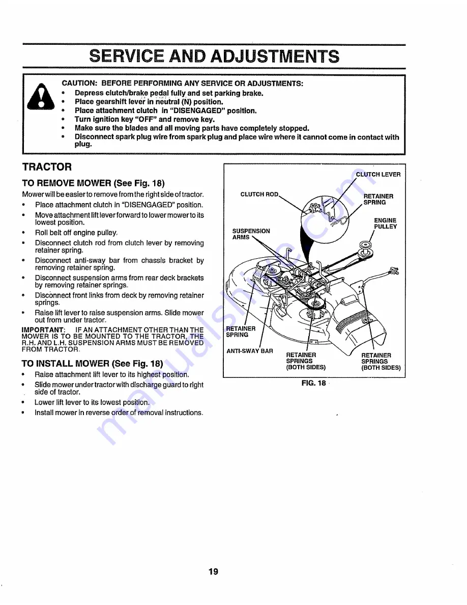 Craftsman 917.256562 Owner'S Manual Download Page 19