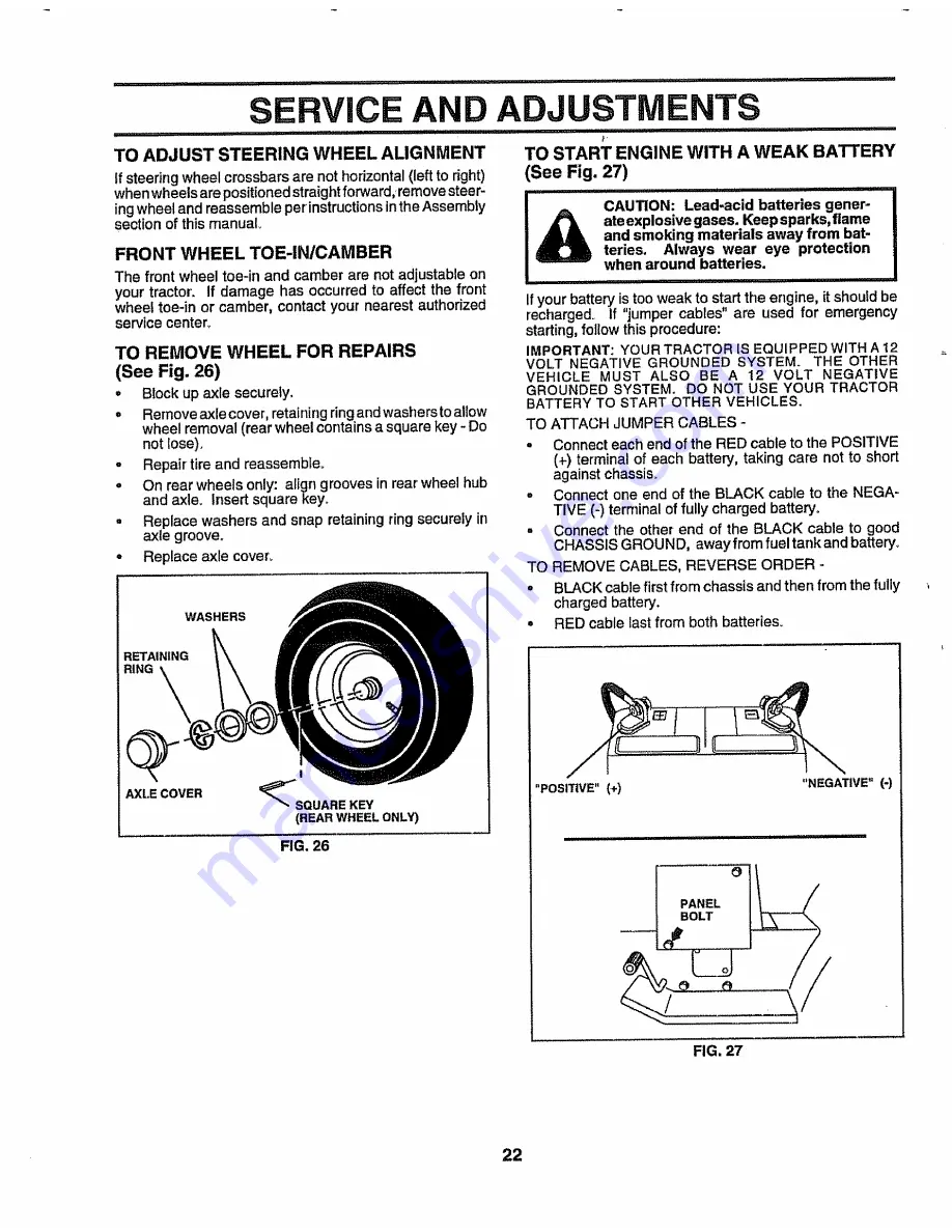 Craftsman 917.256562 Owner'S Manual Download Page 22