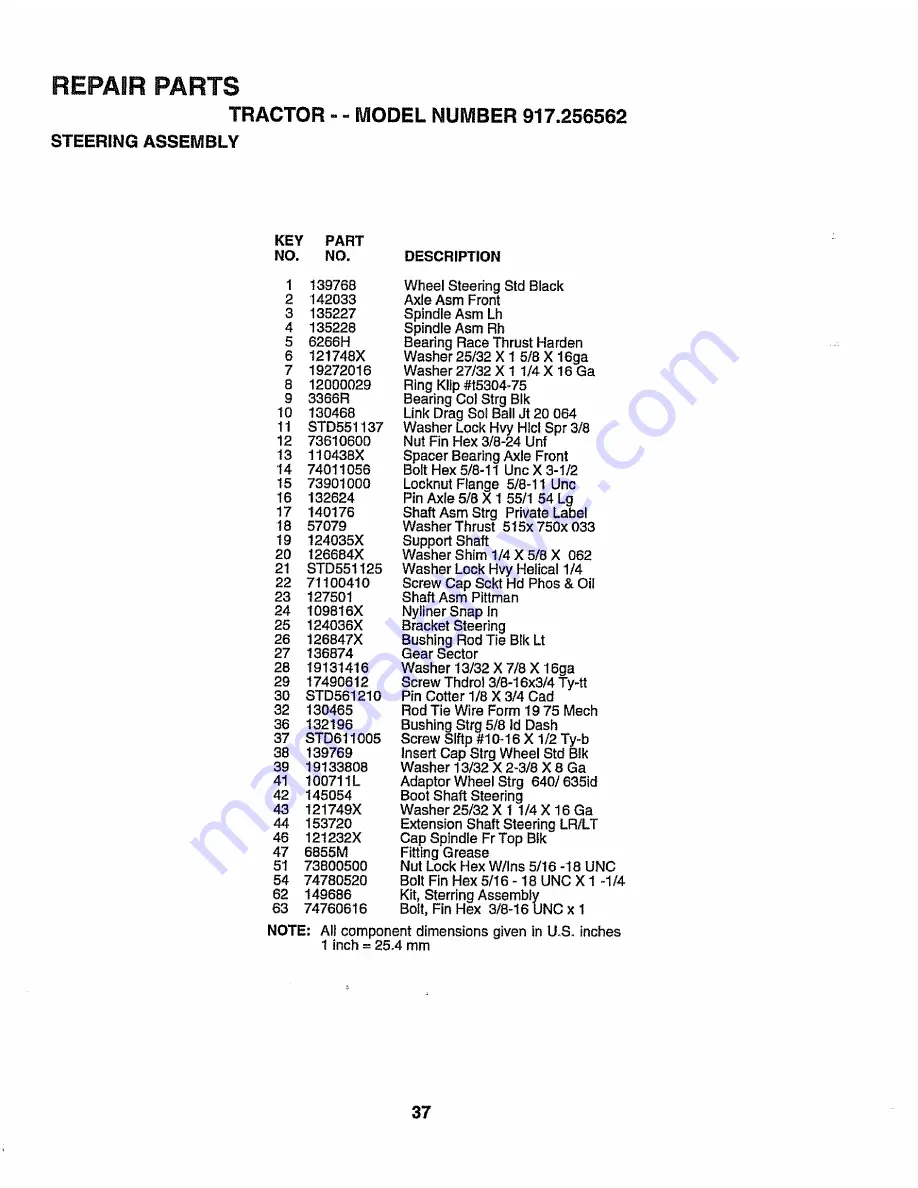 Craftsman 917.256562 Owner'S Manual Download Page 37