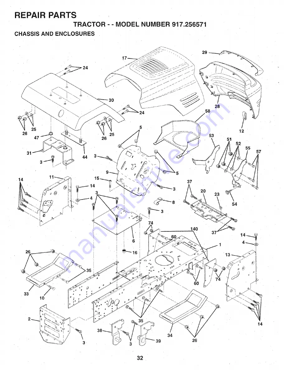 Craftsman 917.256571 Owner'S Manual Download Page 32