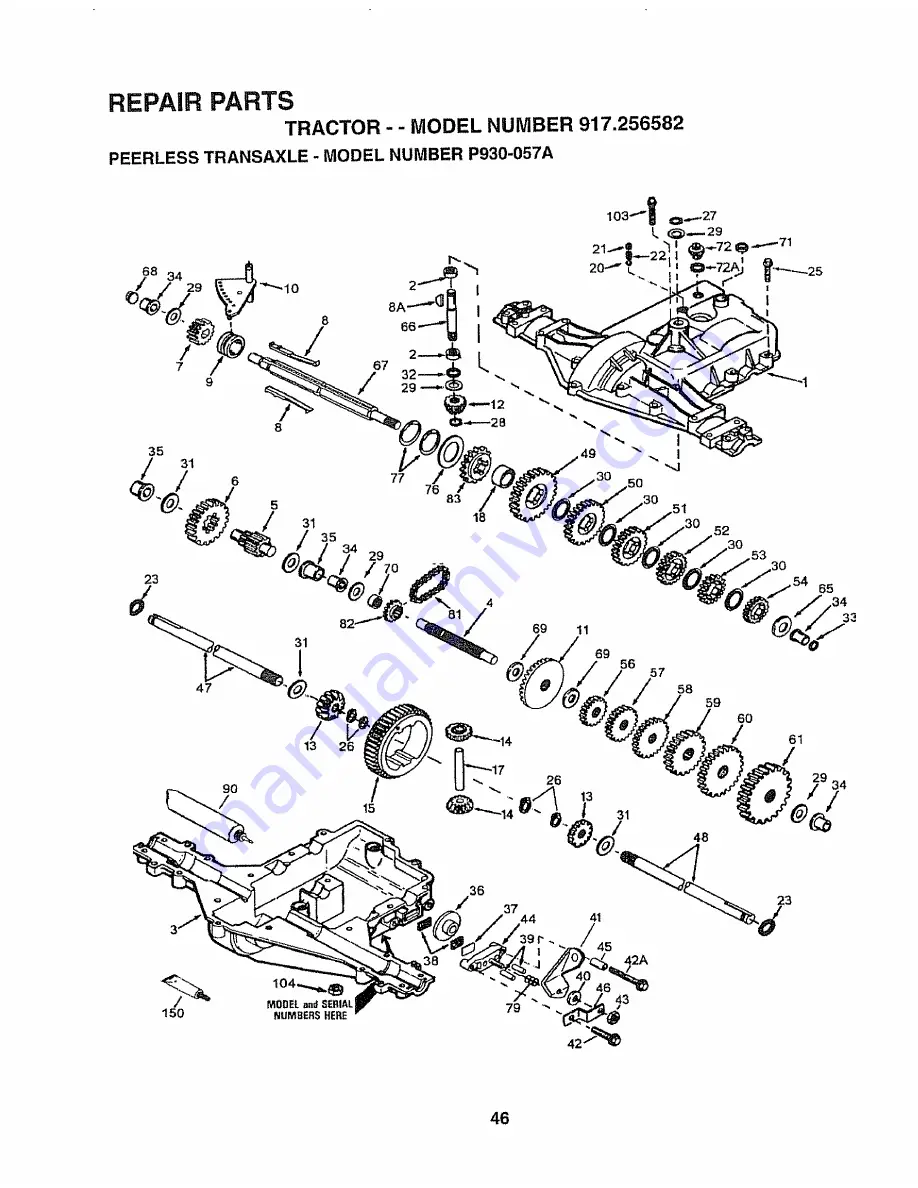 Craftsman 917.256582 Owner'S Manual Download Page 46