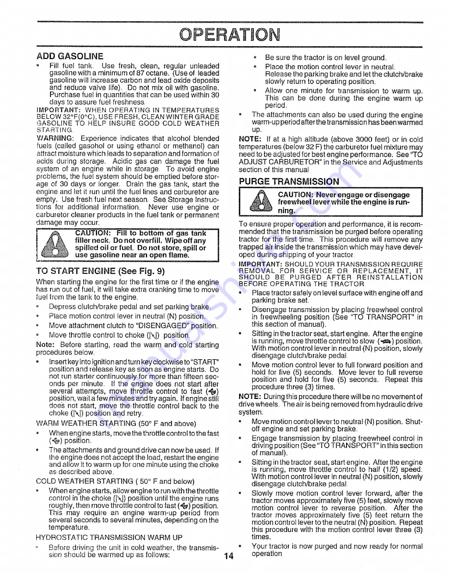 Craftsman 917.256591 Owner'S Manual Download Page 14