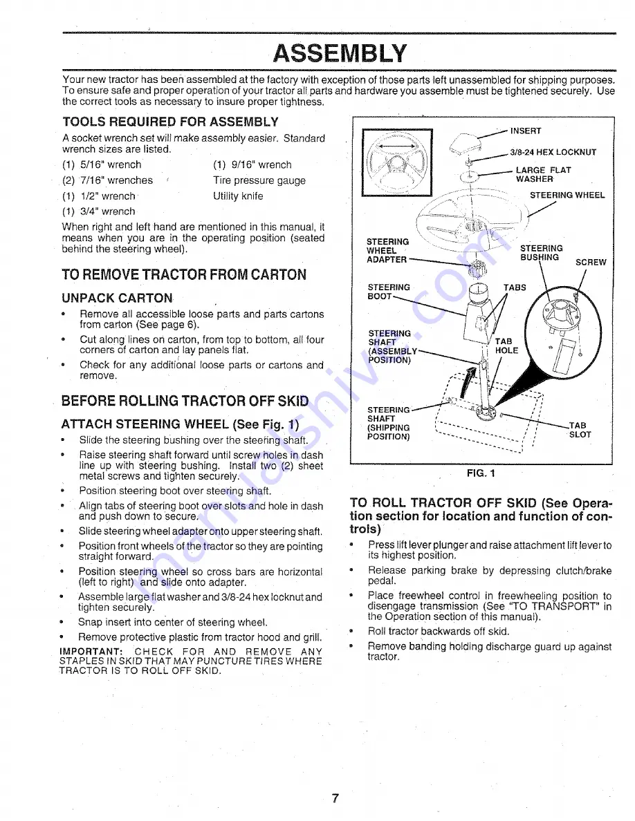 Craftsman 917.256890 Owner'S Manual Download Page 7