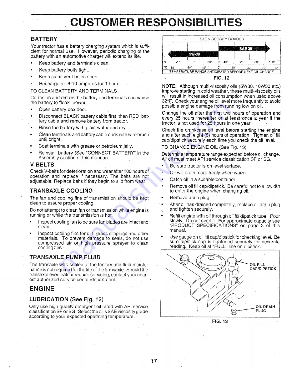 Craftsman 917.256890 Owner'S Manual Download Page 17