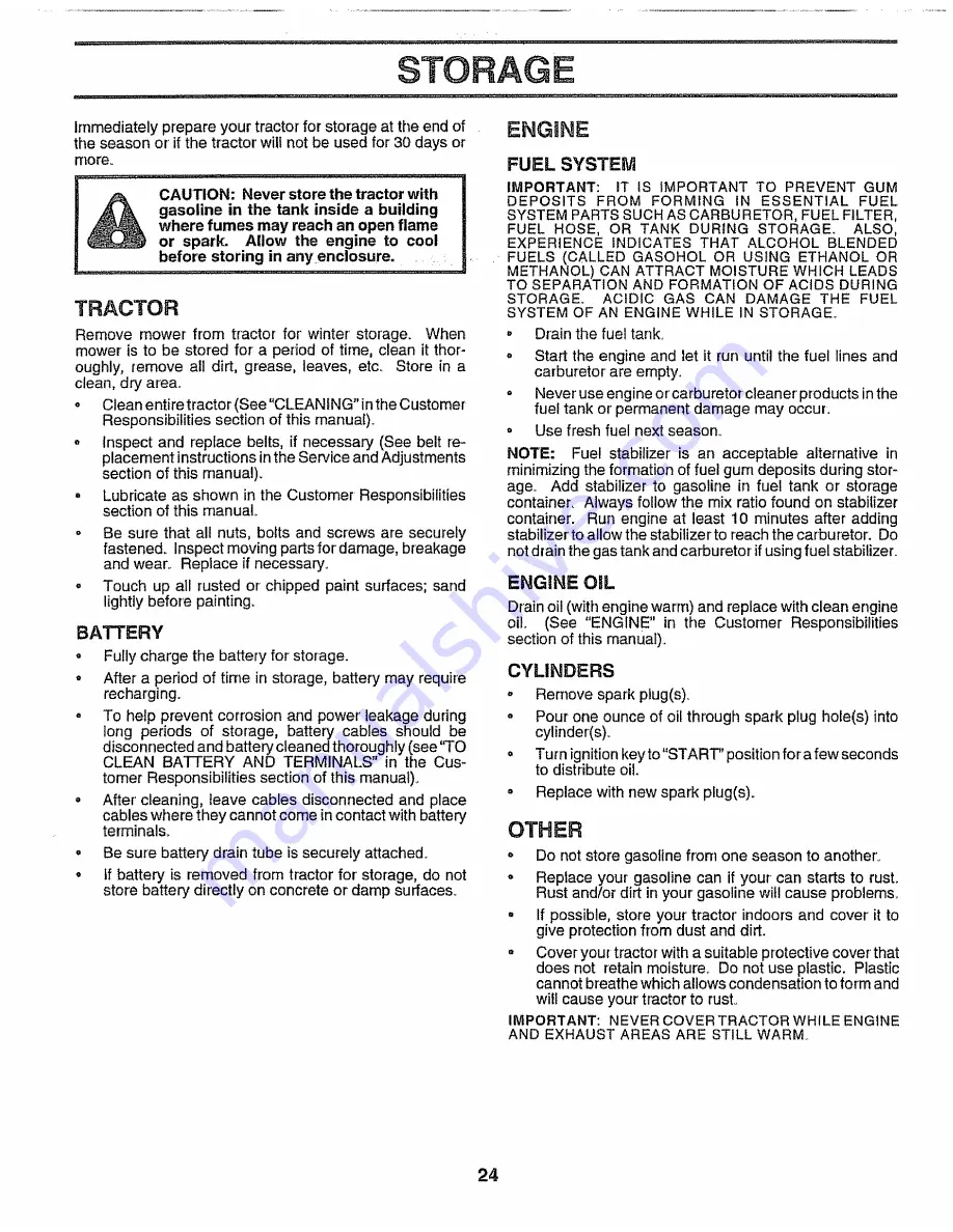 Craftsman 917.257552 Owner'S Manual Download Page 24