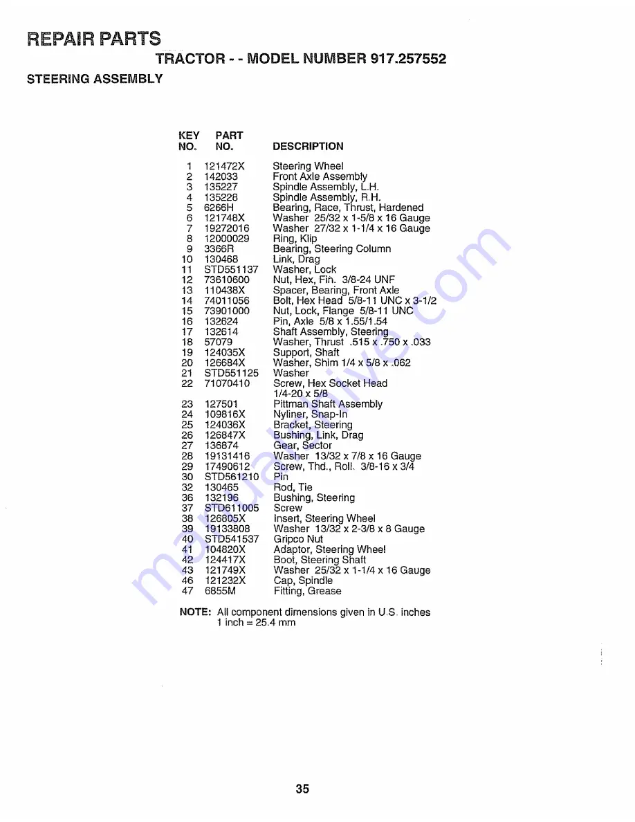 Craftsman 917.257552 Owner'S Manual Download Page 35