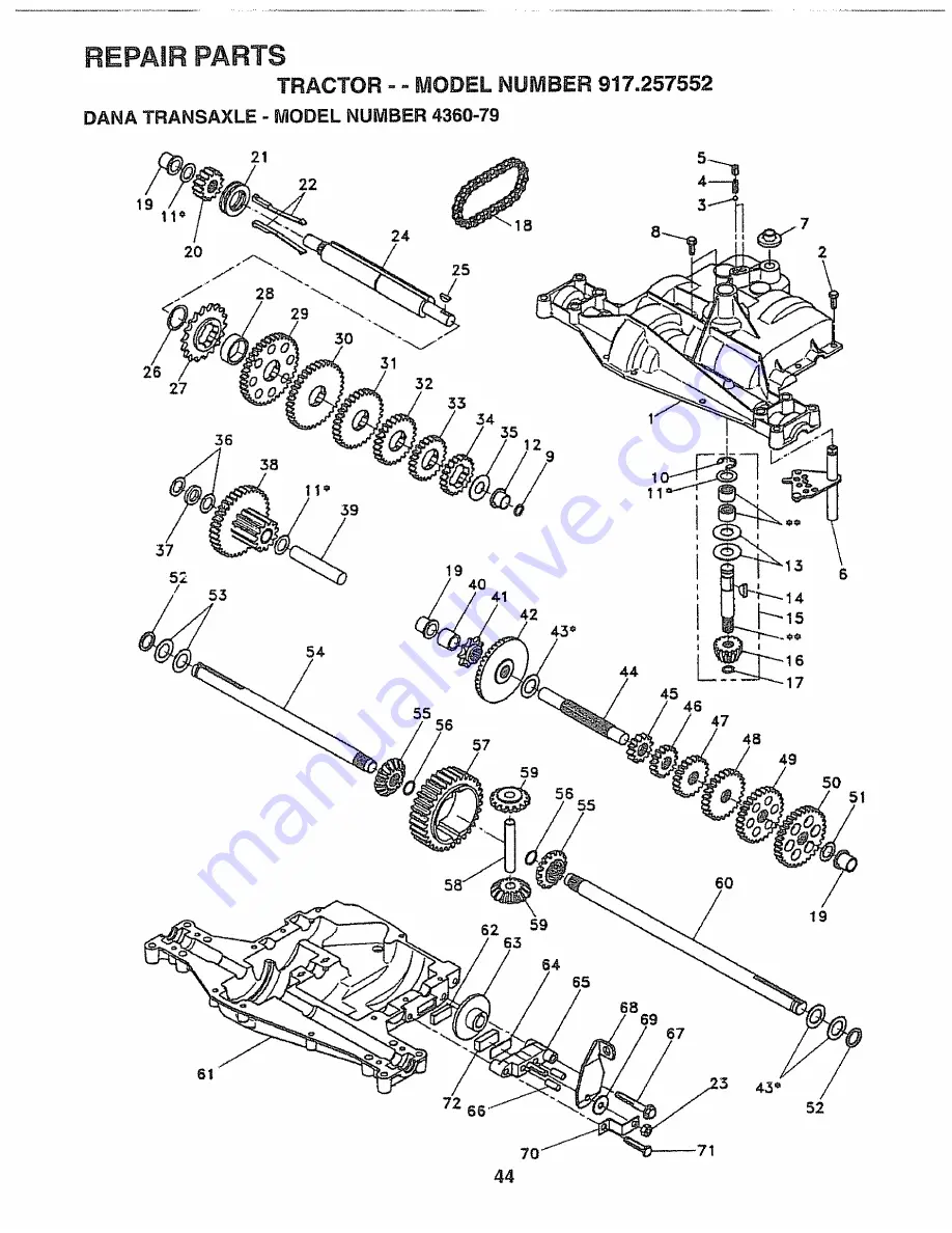 Craftsman 917.257552 Owner'S Manual Download Page 44