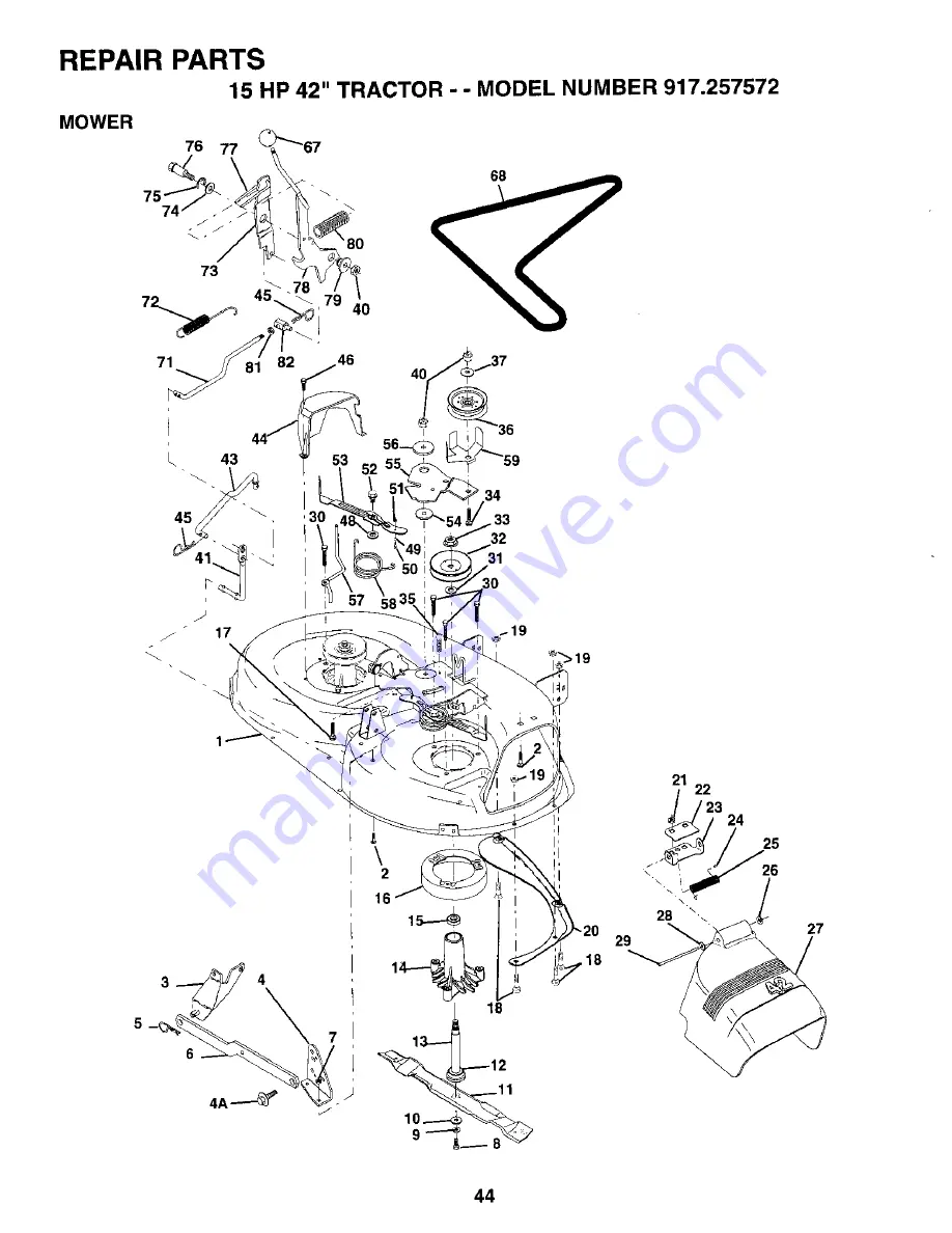 Craftsman 917.257572 Скачать руководство пользователя страница 18